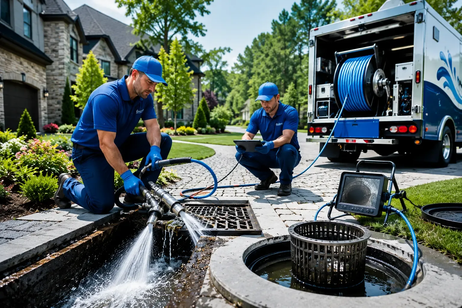 Local outdoor drain cleaning professionals in Milburn, OK